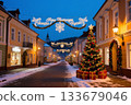 Christmas decoration of the street 133679046
