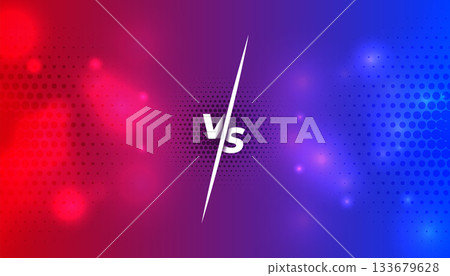 duel esport streamer versus shiny banner with halftone effect duel esport streamer versus shiny banner with halftone effect 133679628