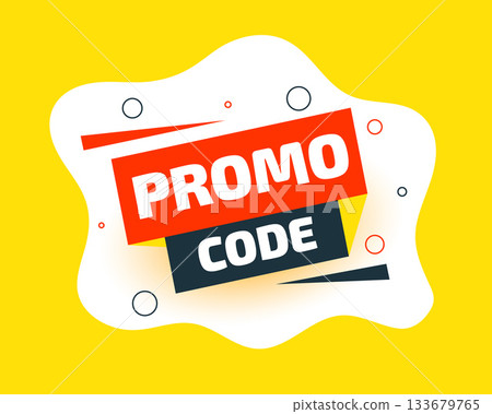 limited time promo code template in modern style 133679765