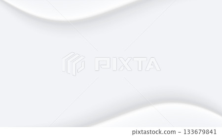 neumorphism wavy banner with best of minimalism and skeuomorphism 133679841