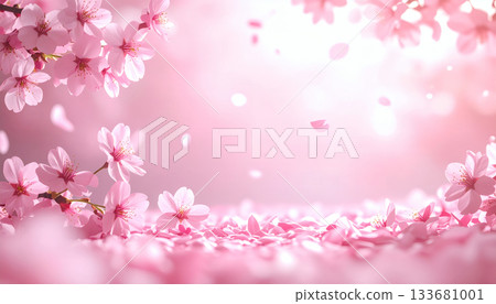 櫻花背景壁紙 133681001