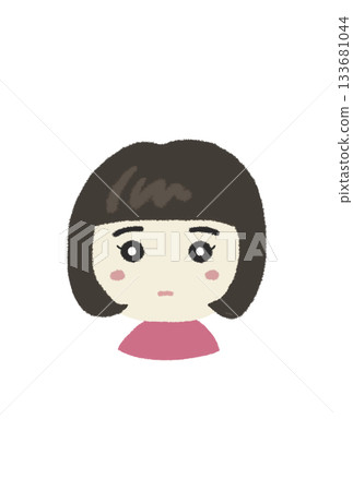 Girl illustrations that can be used as profile pictures or icons Girl illustrations that can be used as profile pictures or icons 133681044