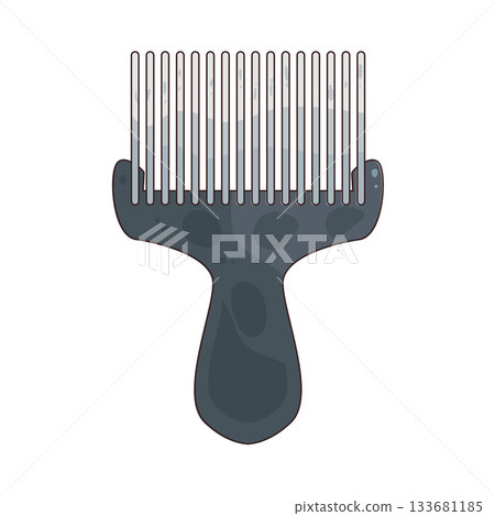 illustration of Pet Comb 133681185