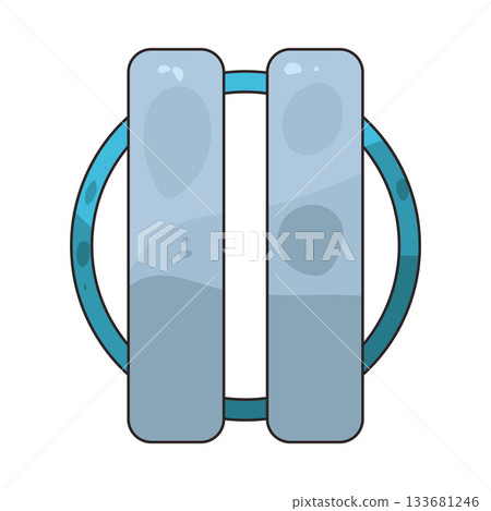 illustration of pause button 133681246