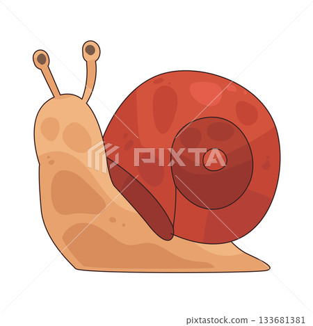 illustration of Snail 133681381