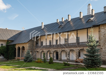 Ancient Monastic Quarters and Architecture of Neamt Monastery, Moldavia, Romania Ancient Monastic Quarters and Architecture of Neamt Monastery, Moldavia, Romania 133681593