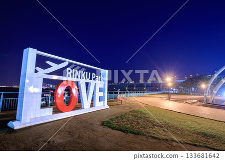 Night view of Rinku Park, Izumisano City 133681642
