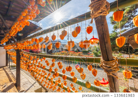 高野家舊宅「甘草屋」出產山梨縣甲州市特產柿餅 133681983