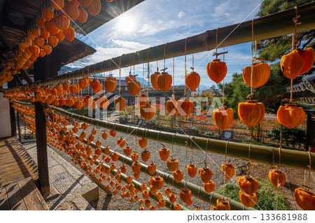 高野家舊宅「甘草屋」出產山梨縣甲州市特產柿餅 133681988
