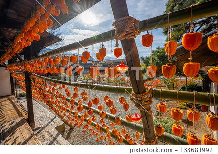 高野家舊宅「甘草屋」出產山梨縣甲州市特產柿餅 133681992