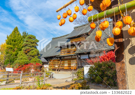 高野家舊宅「甘草屋」出產山梨縣甲州市特產柿餅 133682022