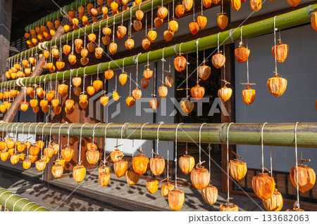 高野家舊宅「甘草屋」出產山梨縣甲州市特產柿餅 133682063