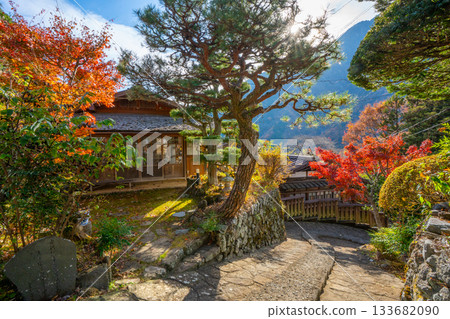 Autumn leaves at Akazawa-juku, Hayakawa Town, Yamanashi Prefecture Autumn leaves at Akazawa-juku, Hayakawa Town, Yamanashi Prefecture 133682090