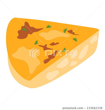Spanish Omelette with Potatoes and Onion Spanish Omelette with Potatoes and Onion 133682336