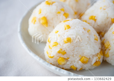 Corn rice balls 133682429