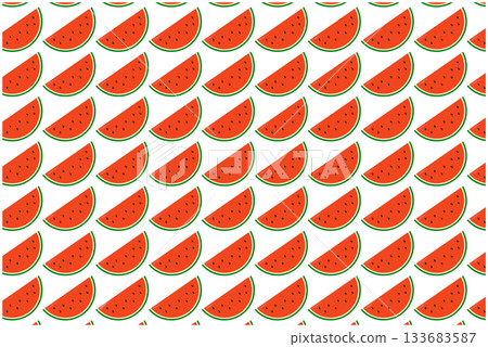 切開西瓜圖案背景 切開西瓜圖案背景 133683587