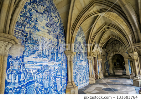 波爾圖大教堂裝飾瓷磚,阿蘇萊霍斯,波爾圖,葡萄牙 波爾圖大教堂裝飾瓷磚,阿蘇萊霍斯,波爾圖,葡萄牙 133683764