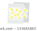 Yellow candy, clear bags, 2 bags Yellow candy, clear bags, 2 bags 133683865