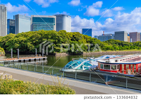 東京港區竹芝城市景觀 東京遊輪 竹芝碼頭 東京港區竹芝城市景觀 東京遊輪 竹芝碼頭 133684832