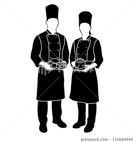 Confectionery manufacturing technician, pastry chef, Western confectioner Confectionery manufacturing technician, pastry chef, Western confectioner 133684949