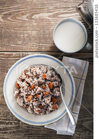 Buckwheat mush Buckwheat mush 133685438