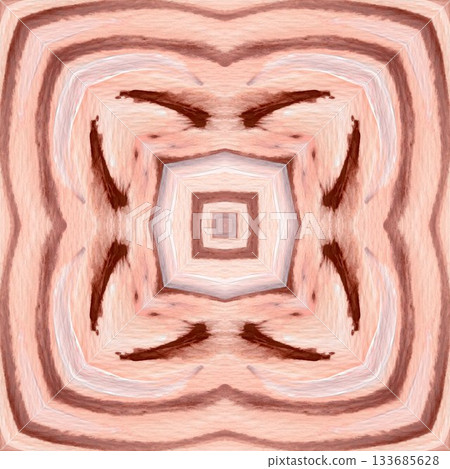 Abstract watercolor seamless pattern, ethnic ornament in natural colors 133685628