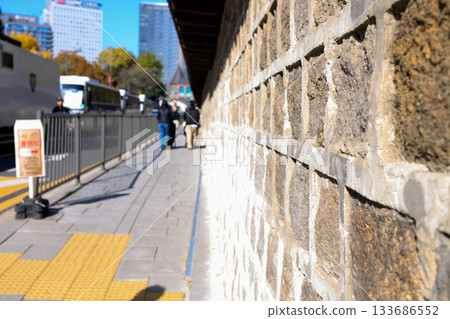 石垣街的美景，是秋季賞楓的熱門景點。 133686552