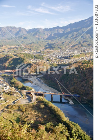 Construction of the Linear Chuo Shinkansen First Kiso River Bridge - Autumn 2025 Record 133687832