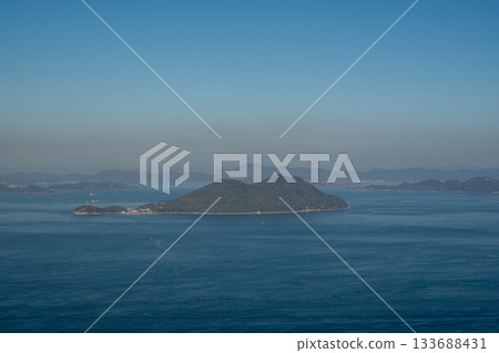 A very beautiful autumn scene in Yashima, Takamatsu city, Kagawa prefecture, Japan 133688431