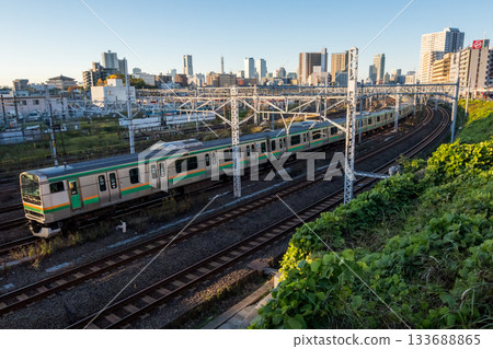 【東京上野線】清晨開往東京方向的列車 133688865