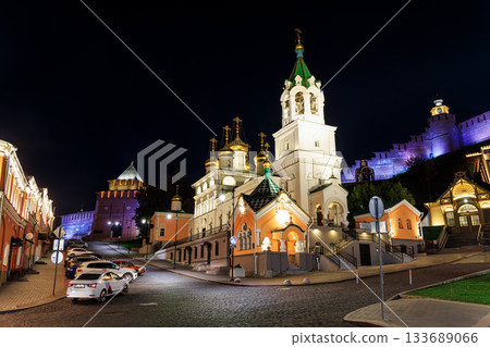 Night View of Church of John the Baptist from Kremlin Night View of Church of John the Baptist from Kremlin 133689066