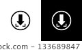 Download icon. Load symbol down arrow symbol. Download icon in black and white. Download icon. Load symbol down arrow symbol. Download icon in black and white. 133689847