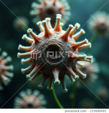 Unique coral like structure in a vibrant underwater scene Generative AI Unique coral like structure in a vibrant underwater scene Generative AI 133690491