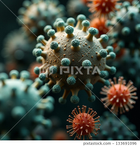 Understanding the intricate world of viruses and their structures Generative AI 133691096