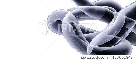 Ethereal smoke rings swirling and gradually fading into a captivating minimalist composition 133691845