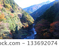 A valley dyed in autumn leaves, Okutama, Otama Walking Trail 133692074