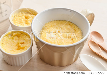 Homemade rice flour yogurt cake 133692272