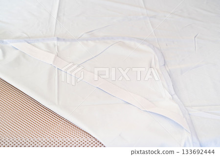 White waterproof sheet with elastic band White waterproof sheet with elastic band 133692444
