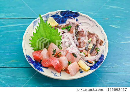 日本鮮魚薄片 133692457