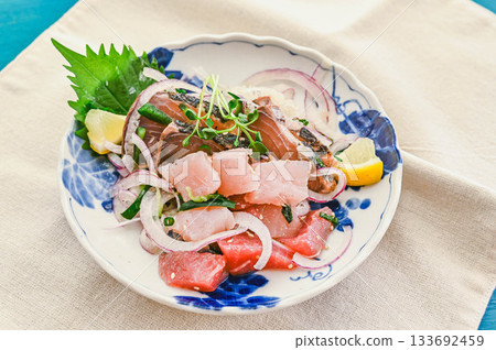 日本鮮魚薄片 133692459
