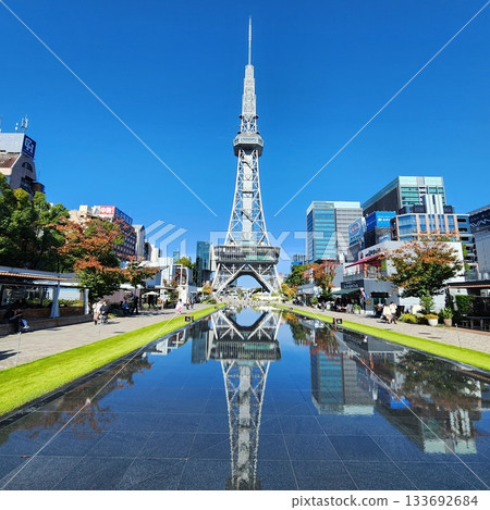 TV tower and building 133692684