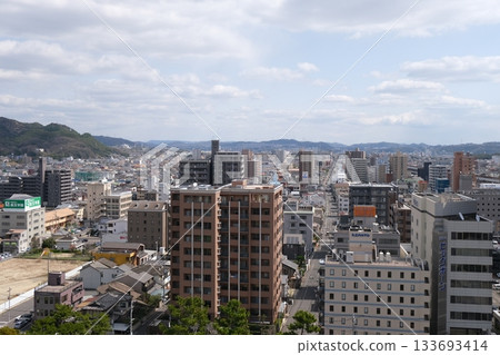 廣島縣福山市_從福山城向東眺望_2025年3月5日 133693414