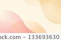 暖色調的簡約曲線背景 133693630