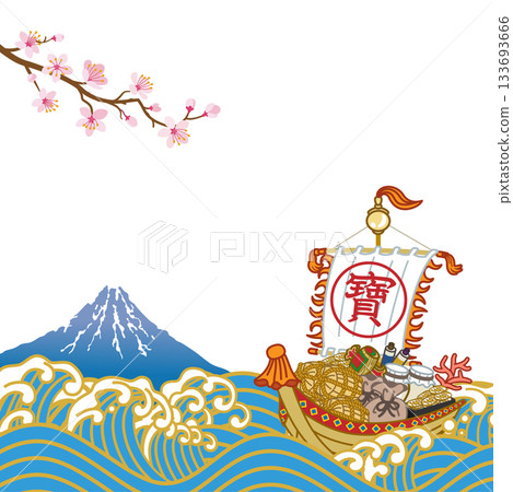 寶船設計模板,正方形比例,白色背景 寶船設計模板,正方形比例,白色背景 133693666