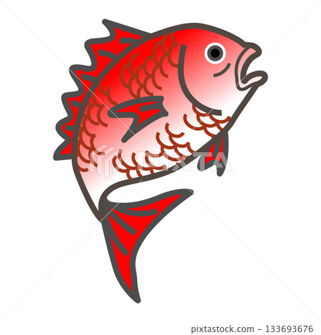 海鯛剪貼畫 海鯛剪貼畫 133693676