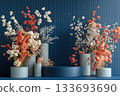 vase with flowers 133693690