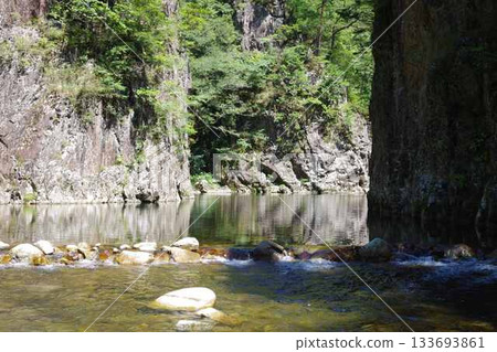 View of Sandankyo Kurobuchi Gorge View of Sandankyo Kurobuchi Gorge 133693861