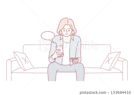 women relaxing comfortably, females resting casually on sofas with gadgets, multiple females peacefully reclining on sofas while engaging with their portable electronic devices women relaxing comfortably, females resting casually on sofas with gadgets, multiple females peacefully reclining on sofas while engaging with their portable electronic devices 133694410