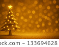 glitter christmas tree background 133694628