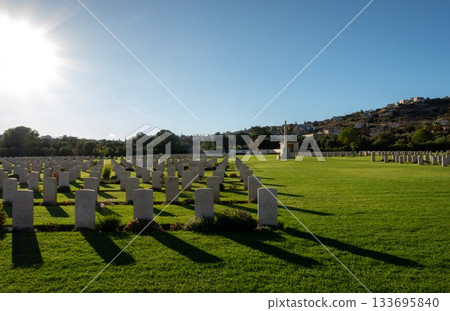 Allied War Cemetery Souda Bay. British. Newzelanders. Chania. Crete. Greece. Allied War Cemetery Souda Bay. British. Newzelanders. Chania. Crete. Greece. 133695840
